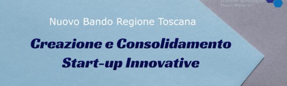 Nuovo Bando regionale sulle Start-up Innovative